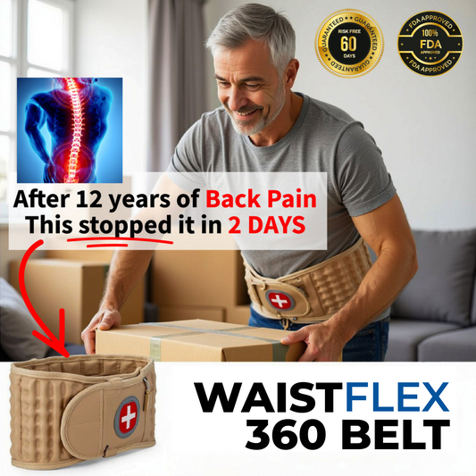 WaistFlex™ 360 Belt – 15 Minutes a Day to a Pain-Free Life